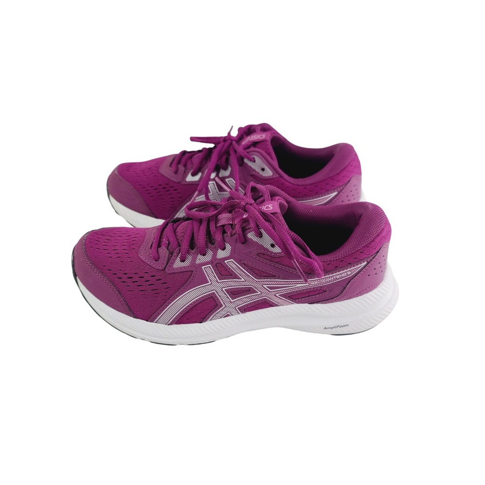 Asics Running Shoes, Women's Size‎ 9, Purple/White